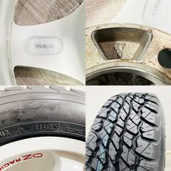 ★希少★OZ Racing/タイヤホイールセット/クロノ/16インチ/16×8.0J/ET 0/PCD139.7/6穴/235 60R16 100H/ダンロップ GRANDTREK AT1/オーゼットレーシング/オゼット/E1DZ1302の画像