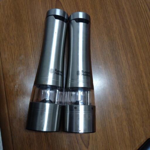 【決りました】中古　RUsseLL Hobbs 電動ミル2個セット