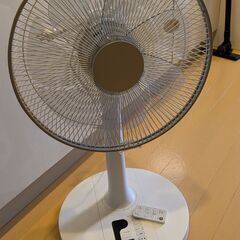 扇風機 ホワイト リモコン付き