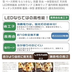 逆富士型LED蛍光灯40W形2灯相当の画像
