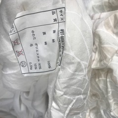 中綿ウール混　軽量掛布の画像