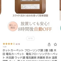 ホットカーペットの画像