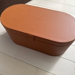 Dyson Airwrap ピンクシルバー レザーケース付きの画像