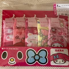 20足 ★ 未開封新品 ★ サンリオ レディースソックス クロミ マイメロディー ハローキティ シナモロール スニーカーソックス 福袋 福笑いの画像