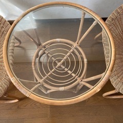 籐の家具の画像