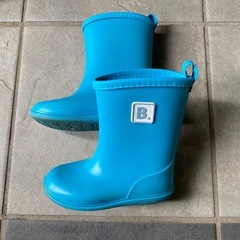 水色 レインブーツ キッズ 