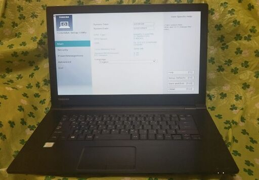 【BIOS OK】東芝dynabook i7 7600U ジャンク