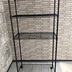 美品‼️スチールラック　ブラック　