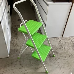 O2412-875 折りたたみ踏み台 グリーン 中古美品