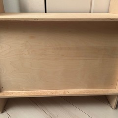 新品同様　木の棚