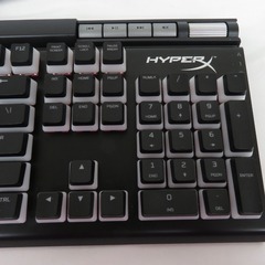 HyperX Alloy Elite 2 ゲーミングキーボード メカニカルスイッチ 赤軸 LEDバックライト HKBE2X-1X-US/G ゲーム周辺機器 【コンプオフ金沢野々市店】の画像