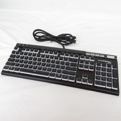 HyperX Alloy Elite 2 ゲーミングキーボード メカニカルスイッチ 赤軸 LEDバックライト HKBE2X-1X-US/G ゲーム周辺機器 【コンプオフ金沢野々市店】の画像