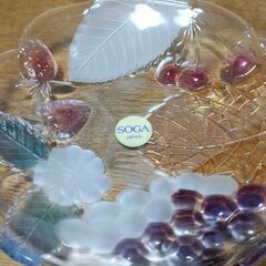 SOGA ガラス　綺麗な小皿５枚セットの画像