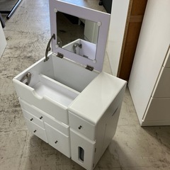 O2412-878 キャスター付き ミニドレッサー キズ・汚れあ...