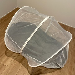 簡易ベビーベッド　クマ柄　の画像