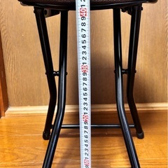 折りたたみ丸椅子  2脚セット