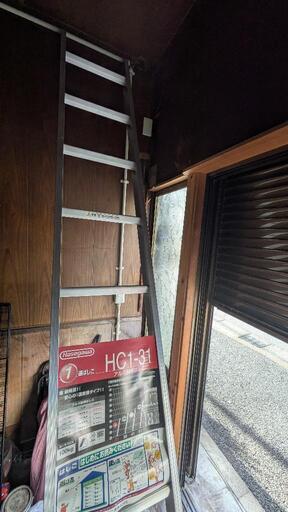 未使用　アルミ製単はしご　脚立　hasegawa
