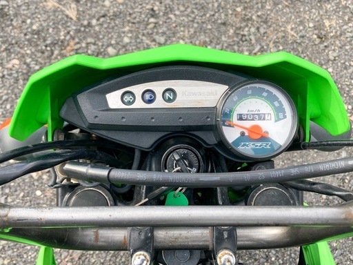 売約済み】KSR110 2013年式 自賠責2.5年付 逆車 セル付き 実働 整備