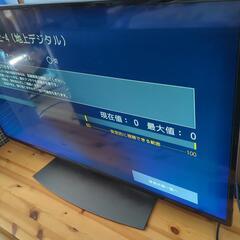 45インチの4K液晶テレビ AQUOSの画像