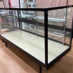 タテヤマ製 ガラスショーケース 3段 幅120cm ディスプレイ 店舗什器 業務用の画像