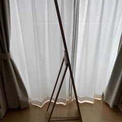 【細フレーム】スタンドミラー　ソティ(ナチュラル)の画像