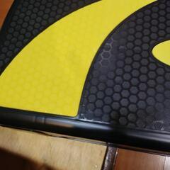クレエ踏み台昇降ステップ台三段【イエロー】の画像