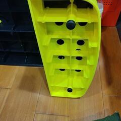 クレエ踏み台昇降ステップ台三段【イエロー】の画像