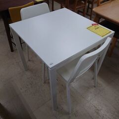 J8392 IKEA イケア ダイニングテーブルセット 椅子2脚...