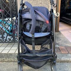 ★Pigeon A型 折りたたみ ベビーカー BASIS デニム...