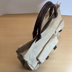 大型２WAYショルダー・トートバッグ（ベージュ）の画像