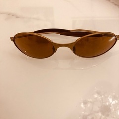 OAKLEY E-WIRE　メタルフレーム ポリッシュ ブラウンレンズ