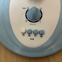 扇風機5枚羽タイマー付き首振りシンプルの画像