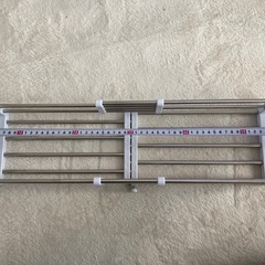 新品 未使用 伸縮 水切りラック シンク 収納の画像