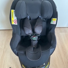 【美品】アップリカ　マモリラ 新生児　ISOFIX 回転式チャイルドシート　ブラックの画像