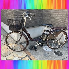 🌈現行バッテリー！8.7Ah　ヤマハ　パスナチュラ　24インチ　 電動自転車　電動アシスト自転車　122711