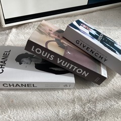 CHANEL VUITTON GIVENCHY アートブック ダミーブック 雑誌 北欧 韓国 雑貨 海外インテリアの画像