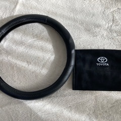 ハンドルカバー TOYOTA テッシュカバー セット