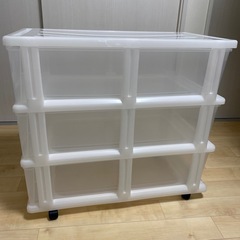 ●決まりました●ニトリ　衣装ケース　キャスター付きの画像