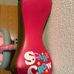 一輪車　12インチ　ピンク　ブリヂストンスケアクロウ　バランス　スタンド付きの画像