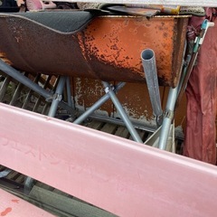 単管パイプスタンド付　　ドラム缶バーベキューセットの画像