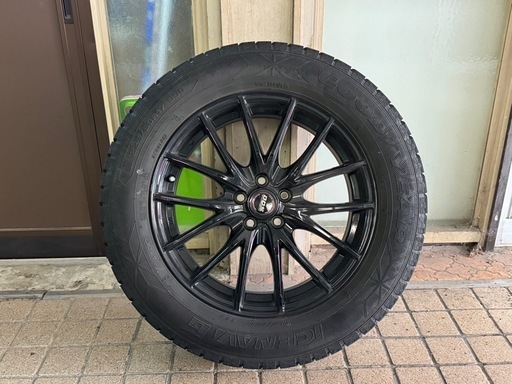 ★スタッドレスタイヤ/ホイール付/2019年製 4本セット/グッドイヤー アイスナビ