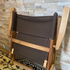 ローチェア　ひとり掛け　折りたたみの画像