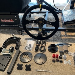 【更にお値下げ】Thrustmaster＋STRASSE ハンコン ほぼフルオプションです の画像