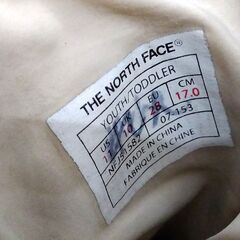 THE NORTH FACE キッズ スノーブーツ ヌプシブーティー 17cm カモフラージュ×ブラック ノースフェイス 子供用 札幌市 中央区 南12条の画像