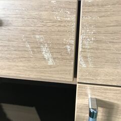 オカムラ　キッチンボード　食器棚　USEDの画像