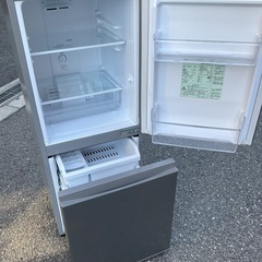 【RKGRE-424】特価！アクア/AQUA/126L 2ドア冷凍冷蔵庫/AQR-13K(S)/中古品/2021年製/当社より近隣無料配達！の画像