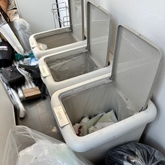 【1/4,5 の引き取り限定】ゴミ箱3個セット