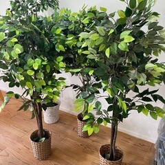 造花/植木×4本/インテリア