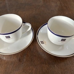 Givenchy ジバンシー　コーヒーカップ・ソーサーセット 2個