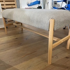 【ニトリ ベンチ（Nコレクション）】W110xD40xH46 クリーニング済み【12712】の画像